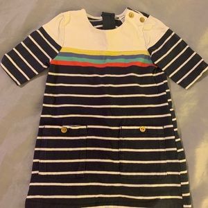 Striped fall dress